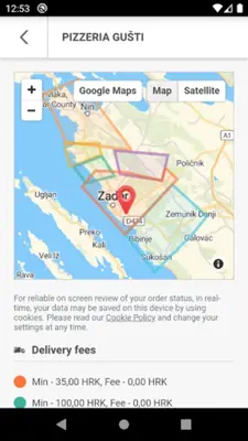 Pizzeria Gušti android App screenshot 4